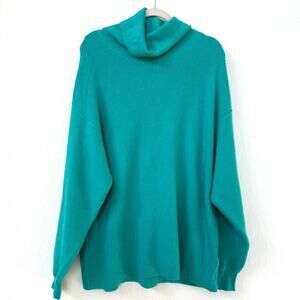 Free People Oversized Softly Structured Tunic Sweater in Oasis, Size S